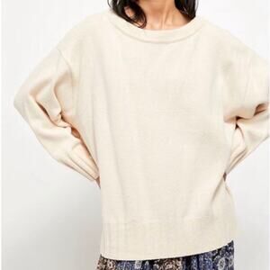 Free People Cream Sweater